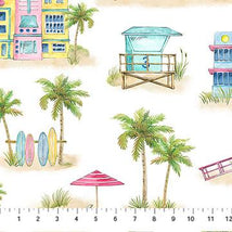 Coastal Breeze-Miami Beach White/Multi DP28559-10