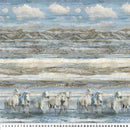 Running Free-24" Horse Ombre Panel Blue/Multi DP28587-42