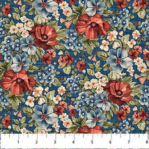 Farmhouse Sampler-Packed Floral Navy/Multi DP28601-48