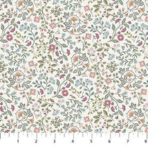 Woodland Heart-Mini Floral Cream/Multi DP28725-11
