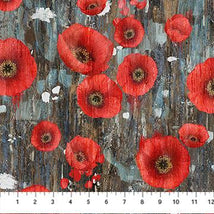 Poppy Meadow-Poppy Charcoal/Multi DP29087-97
