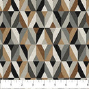 Haberdashery Flannel-Diamonds Gray/Multi F28548-95