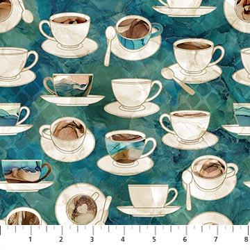 Barista-Cups & Saucers Dark Teal/Multii DP27698-68