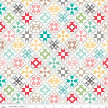 My Happy Place Home Dec-QuiltBlocks Cream HD9314-CREAM