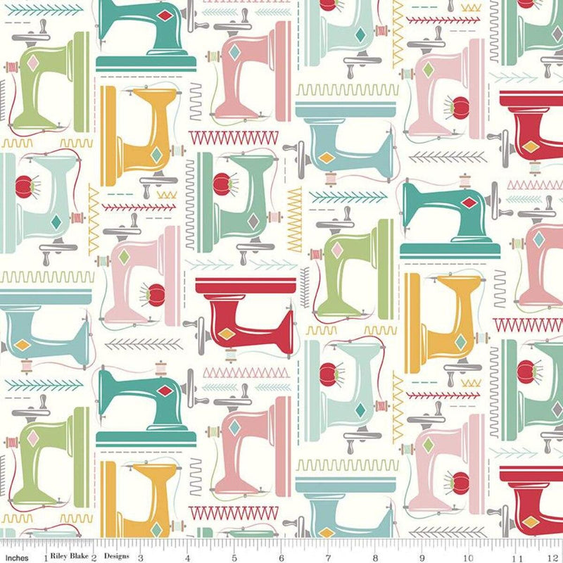 My Happy Place Home Dec-Sewing Machines Cloud HD11210-CLOUD