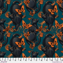 Mystic Moonlight-Moth Cat Turquoise PWRH097.TURQUOISE
