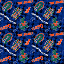 NCAA-Florida Royal Canvas Duck Cloth Cotton FL1380-ROYAL