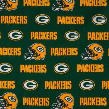 NFL Green Bay Packers Cotton Green 6317-D