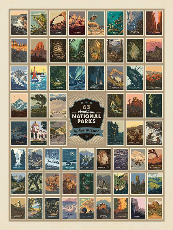 National Parks-73" American National Parks Panel PD13303-PANEL