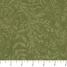 Natural Elements-Tonal LeavesDk Green 27861-76