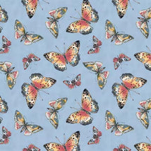 Nature's Serenade-Butterfly Toss Blue W105-024-515