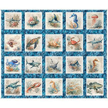 Nauticus-36" Panel Sea Creatures Picture Patches Ocean 2600-32050-B