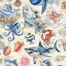 Nauticus-Sea Creatures Cream 2600-32053-E
