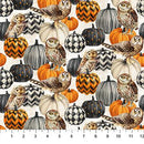 Night Owl-Owl & Pumpkin Cream Multi DP28847-11