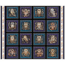 Night Owls-36" Owl Picture Patches Panel Black 2600-31565-J