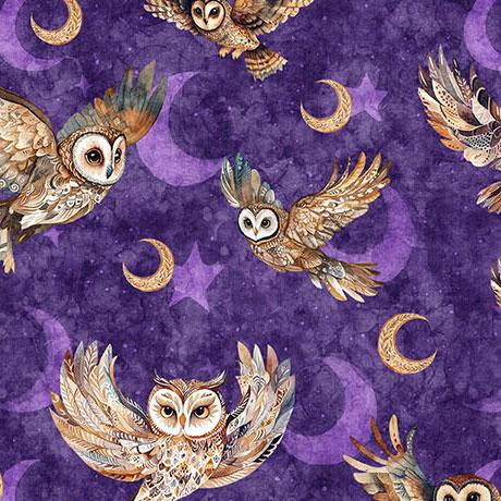 Night Owls-Flying Owls Purple 2600-31567-V