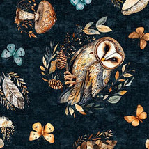 Night Owls-Owls Dark Teal 2600-31566-Q