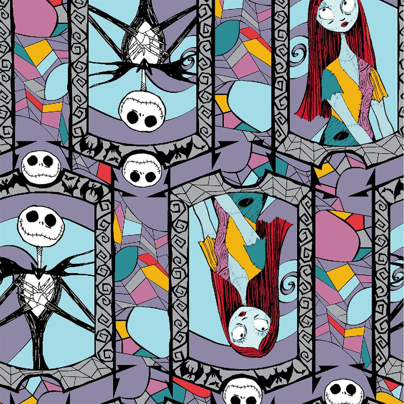 Nightmare Before Christmas-Jack & Sally Stained Glass 65164-A620210