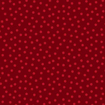 Nordic Holiday Village-Dots Red on Red 3604-88