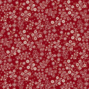 Nordic Holiday Village-Floral Vines Red Cream 3610-88