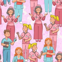 Nurse Pink Digitally Printed 5061-08