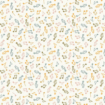Nursery Rhyme Time-Musical Notes Ivory 4835-41