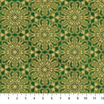 O'Christmas Tree-Medallions Green Multi 28959M-74