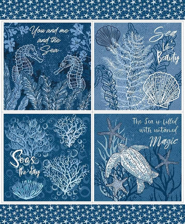 Ocean Oasis-36" Seas The Day Panel P15996-PANEL