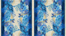 Oriental Gardens-Fan Stripe Blue 1OG-2