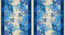 Oriental Gardens-Fan Stripe Blue 1OG-2