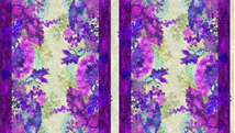 Oriental Gardens-Fan Stripe Purple 1OG-3