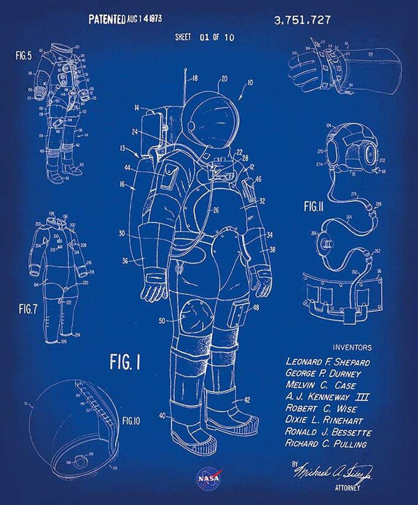 Outer Space-36" Spacesuit Panel C15487-PANEL