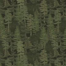 Paddle & Pine-Trees Green W135-026-662