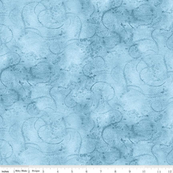 Painter's Watercolor Swirl-Cornflower C680-CORNFLOWER