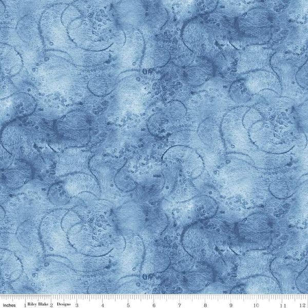 Painter's Watercolor Swirl-Sky C680-SKY