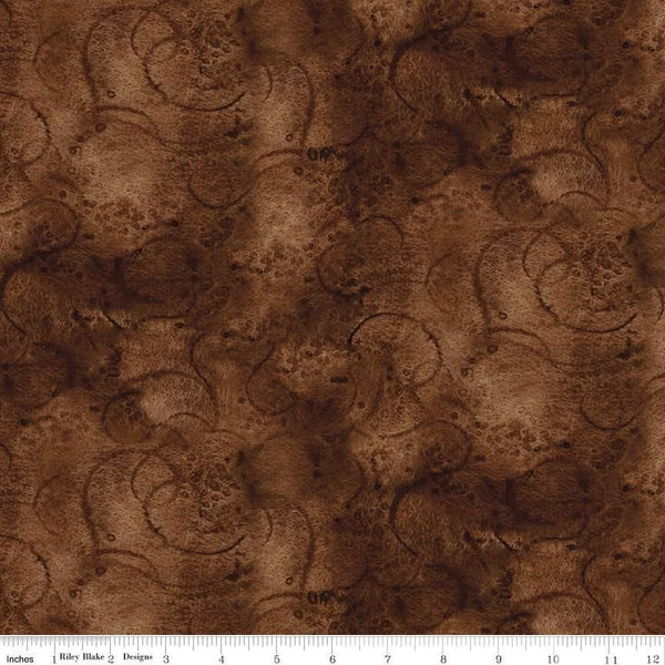 Painter's Watercolor Swirl-Warm Sepia C680-WARMSEPIA