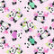 Panda Party-Tossed Pandas Pink SB20427-520