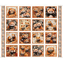 Pandaland-37" Panel Panda Picture Patches Lt Cream 2900-31911-E