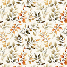Pandaland-Leaf Sprigs Cream 2900-31916-E