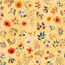 Pandaland-Small Floral Lt Orange 2900-31914-O