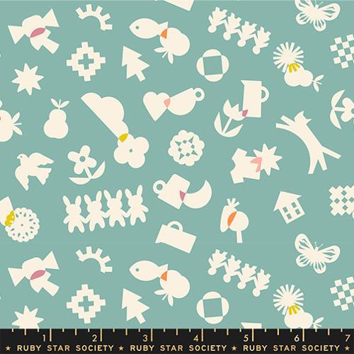 Paper Cuts 2 - All Goods Novely Shapes - Water  RS1108-16
