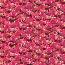 Paradise Found-Packed Flamingos Fuchsia NATURE-CD4558