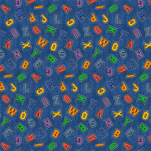 Patch Perfect-Alphabet Toss Dark Blue 12026143