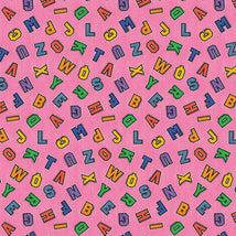 Patch Perfect-Alphabet Toss Pink 12026144