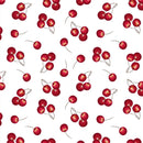Patchwork Picnic-Cherries White W105-014-003