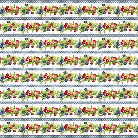 Patchwork Picnic-Repeating Stripe Multi W105-011-053