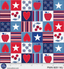 Patriotic Minis-Patriotic Patchwork Multi PMIN-06051-MU