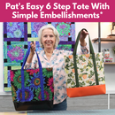 Pat's Easy 6 Step Tote With Simple Embellishments* Tues 08/13 9:30am-12:30pm