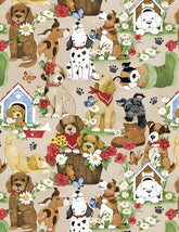 Paws At Play-Packed Puppies Dark Tan 39918-223