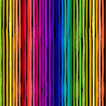 Petal Power-Multi Stripes Black STRIPE-CD3825-BRITE